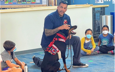 Welcome Our New Ambassador Therapy Dog Team Sergeant Ed Soares And Duke