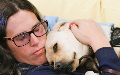 Navy Veteran Alexis and Her Service Dog Mulan