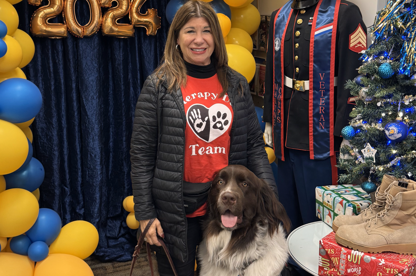 OFP Therapy Dog Team: Rosanne with Riggins